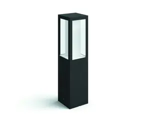 Philips Hue Impress LED 1x8W sloupkové 40cm černá / venkovní sloupkové svítidlo / 1200lm / 2200-6500K / RGB / IP44