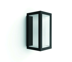 Philips Hue Impress LED 1x8W nástěnné černá / venkovní nástěnné svítidlo / 1200lm / 2200-6500K / RGB / IP44