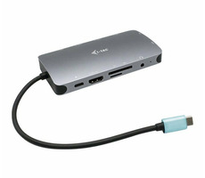 i-tec USB-C Metal Nano Dock 100W / dokovací stanice / 1x HDMI / 1x VGA / 1xUSB-C & 3x USB3.0 / LAN / 3.5mm jack