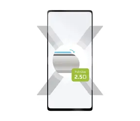 FIXED Full-Cover Ochranné tvrzené sklo pro Samsung Galaxy S20 FE & FE 5G černá / lepení přes celý displej 