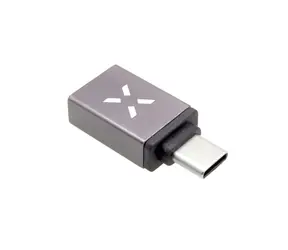 FIXED Link Redukce z hliníku USB-A na USB-C šedá