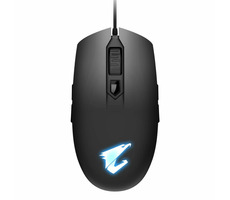 GIGABYTE AORUS M2 černá / Herní optická myš / 6 200 DPI / 6 tlačítek / USB / 1.8m