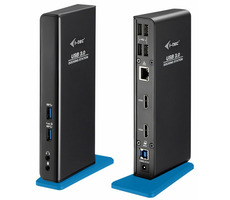 i-tec USB 3.0 & USB-C Dual HDMI Dock / dokovací stanice / 2x HDMI / 4xUSB2.0 & 2x USB3.0 / LAN / 3.5mm jack