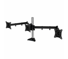 Rozbaleno - Arctic Z3 černá / stolní držák pro 3 monitory / do 34" / nosnost 15 kg na monitor / rozbaleno