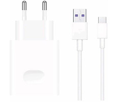 HUAWEI SuperCharge USB-A nabíjecí adaptér 22.5W bílá / 10 V / 2.25 A / kabel USB-A na USB-C (1m)