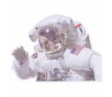 ThumbsUp! NASA Ride With Astronaut / odnímatelná samolepka na okno automobilu