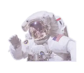 ThumbsUp! NASA Ride With Astronaut / odnímatelná samolepka na okno automobilu