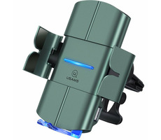 USAMS CD133 Automatic Coil Držák do Auta vč. Bezdrátového nabíjení 10W černá