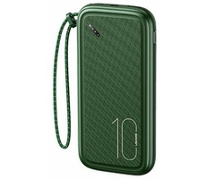 USAMS CD150 Powerbanka s Poutkem 10000mAh Dark zelená / 2xUSB