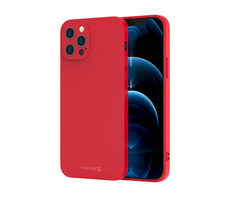 SWISSTEN SOFT JOY pouzdro pro Apple iPhone 12 PRO MAX červená