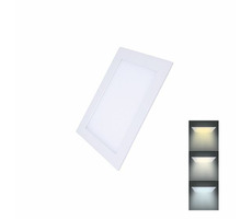 Solight LED mini panel CCT podhledový 6W čtvercový / 450lm / 3000K / 4000K / 6000K