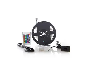 Solight WM55 LED světelný pás / RGB / 3m / sada s 12V adaptérem a dálk. ovladačem / 7.2W-m / IP20