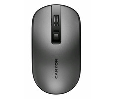 CANYON MW-18 šedá / Bezdrátová optická myš / 1600 DPI / 4 tlačítka / USB 2.4 GHz