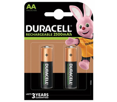 DURACELL - Nabíjecí AA 2500mAh 2 ks