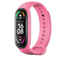FIXED Silicone Strap Silikonový řemínek pro Xiaomi Mi Band 5 & Mi Band 6 růžová