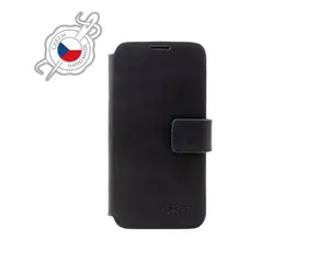 FIXED ProFit Kožené pouzdro typu kniha pro Apple iPhone 7 & 8 & SE (2020) černá
