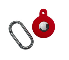 CPA Silikonové pouzdro s háčkem pro Apple AirTag červená