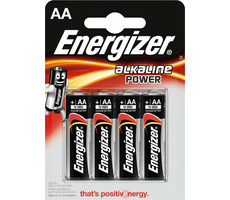 Energizer alkalická baterie AA LR6 Mignon 1.5V  4 ks