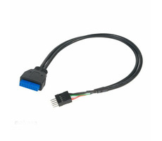 AKASA AK-CBUB36-30BK USB kabel / USB 3.0 na USB 2.0 / 30 cm