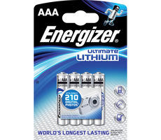 Energizer Ultimate Lithium Baterie - Mikrotužka AAA 4 ks