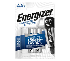 Energizer Ultimate Lithium Baterie - Tužka AA 2 ks