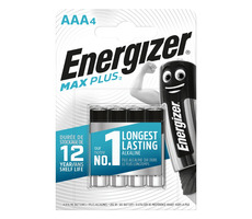 Energizer MAX Plus Baterie- Mikrotužka AAA 4 ks