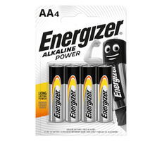 Energizer Alkaline Power Baterie - Tužka AA 4 ks