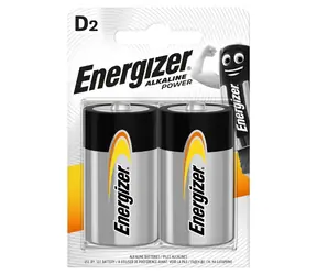Energizer Alkaline Power Baterie - Velký monočlánek D 2 ks