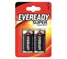 Eveready Super Baterie - Malý monočlánek C 2 ks (blistr)