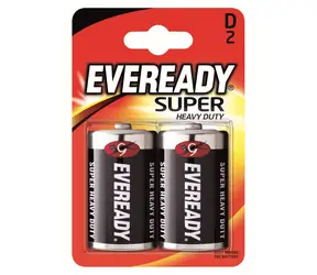 Eveready Super Baterie - Velký monočlánek D 2 ks (blistr)