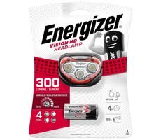 Energizer Headlight Vision HD 300lm / čelová svítilna / Dosvit: až 55 metrů / 3xAAA 