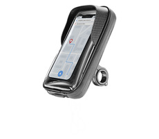 Cellularline Rider Shield Univerzální držák mobilního telefonu  na řídítka  pro motorku i kolo do vel. 6.7" / voděodolný