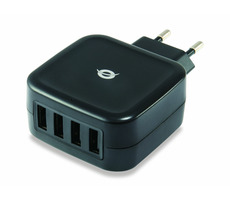 Conceptronic ALTHEA04B USB nabíjecí adaptér černá / 4x USB-A / 25 W