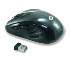 Conceptronic CLLM5BTRVWL černá / bezdrátová myš / USB-A přijímač / 6 tlačítek / 1600 DPI