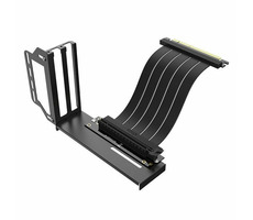 AKASA Riser Black Pro černá / vertikální držák s kabelem PCIe 3.0 x16