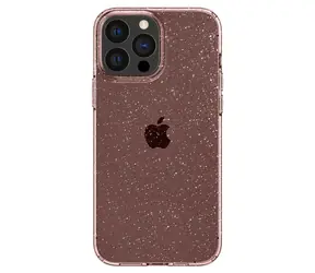 Spigen Liquid Crystal Glitter Zadní kryt pro Apple iPhone 13 Pro transparentní-růžová