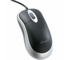 Ultron UM-100 USB černá / optická myš / 800dpi / USB / 1.8m