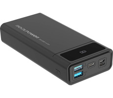 RealPower PB-20k / Powerbanka 20 000 mAh / USB & USB-C / Lightning & microUSB / 5V / 2A
