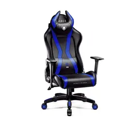 Diablo X-Horn 2.0 Normal černo-modrá / herní židle / nastavitelná / umělá kůže / pojezdová kolečka / nosnost 160 kg