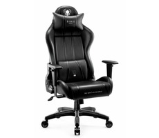 Diablo X-One 2.0 King černá / Herní židle / nastavitelná / syntetická kůže / pojezdová kolečka / nosnost 180 kg