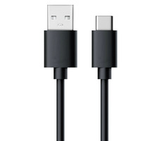 RealPower USB kabel USB 2.0 USB-A samec -USB-C  samec 60 cm černá