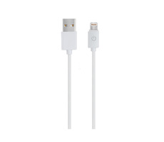 RealPower USB kabel USB 2.0 USB-A samec - Lightning konektor 1 m bílá