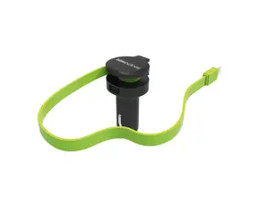 RealPower 257637 L USB nabíječka s kabelem do auta černá / 2x USB/ 2400 mA