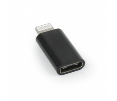 Gembird adaptér Lightning (M) - USB-C (F) černá