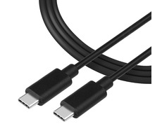 Tactical Smooth Thread Cable USB-C - USB-C 0.3m černá