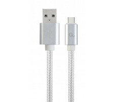 Gembird CCB-MUSB2B-AMCM-6-S USB-C kabel 1.8 m stříbrná / USB 2.0 A (M) - USB-C (M) 
