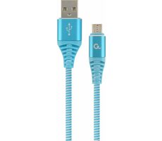 Gembird CC-USB2B-AMMBM-2M-VW Micro USB kabel 2 m modrá / USB-A (M) - Micro USB (M)