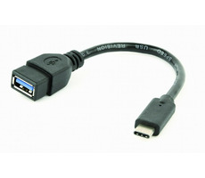 Gembird A-OTG-CMAF3-01 OTG USB-C adaptér / USB-C (M) - USB-A (F) / 0.2 m