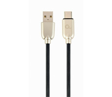 Gembird CC-USB2R-AMCM-2M USB-C kabel 2 m černá / USB 2.0 A (M) - USB-C (M)