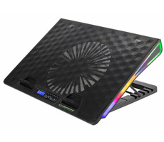 Esperanza EGC101 Alize herní chladicí podložka pod notebook černá / RGB podsvícení / 5 úhlů sklonu